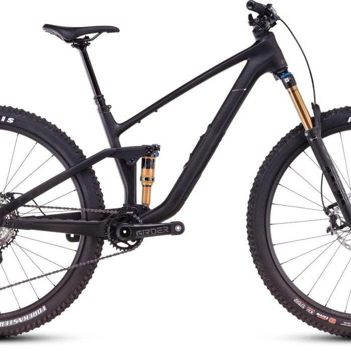 2025 Cube Stereo ONE44 C:62 Race Full Suspension Mountain Bike in Black