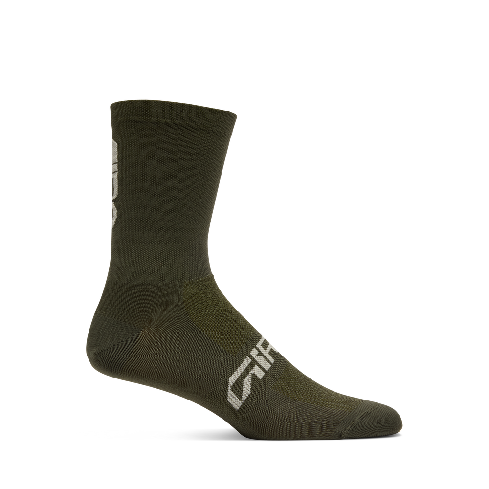 2026 GIRO Comp Racer High Rise Unisex Cycling Socks in Dark Sage