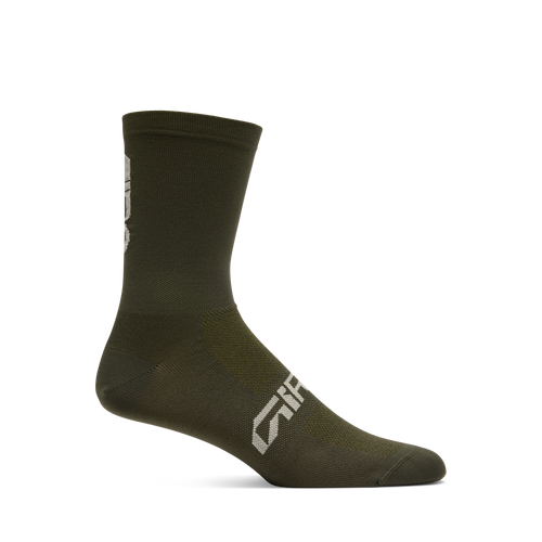 2026 GIRO Comp Racer High Rise Unisex Cycling Socks in Dark Sage