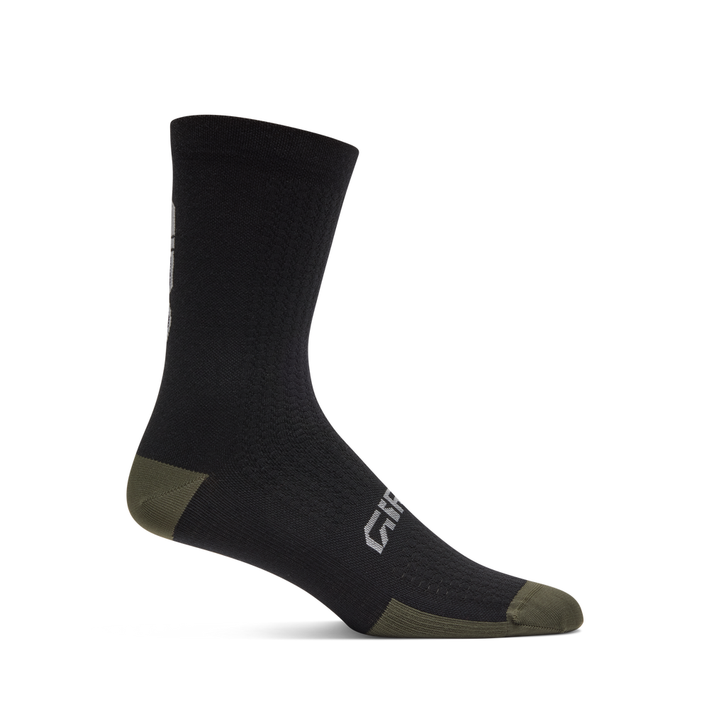 2026 GIRO HRC+Merino Unisex Cycling Socks in Black