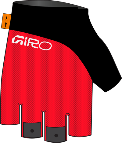 2026 GIRO Supernatural Lite Men's Road Cycling Gloves in Flame Red