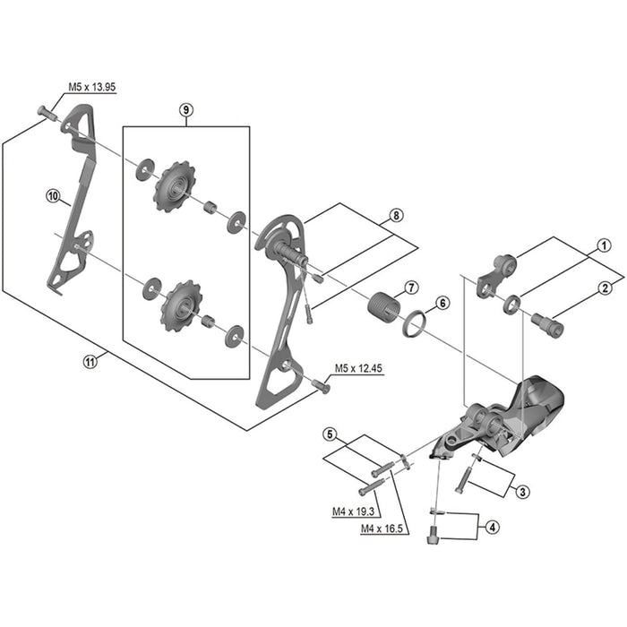 Shimano RD-M772 P-tension spring