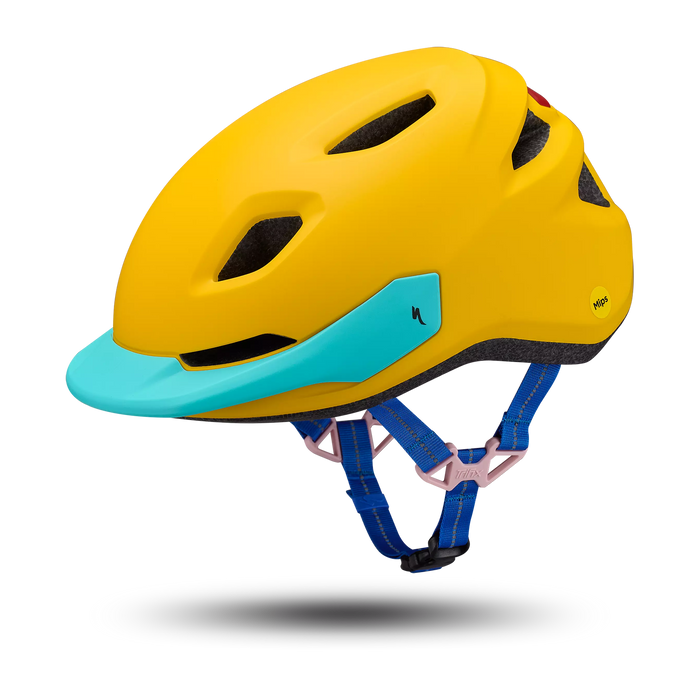 Specialized Shuffle 2 LED MIPS Kids Bike Helmet in California Sunshine