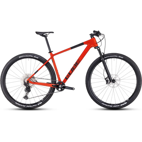 2023 Cube Reaction C:62 Race Carbon Hardtail Mountain Bike in Orange