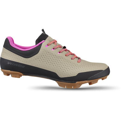 Specialized Recon ADV MTB Shoe in Moss Green/Fiery Red/Purple Orchid