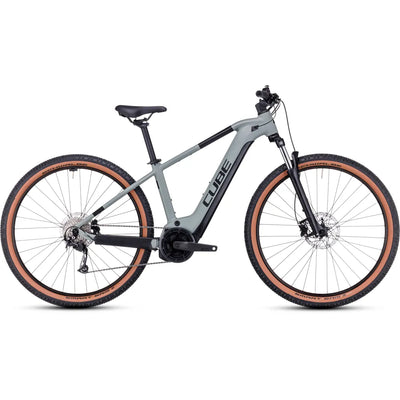 2023 Cube Reaction Hybrid Performance 625 Electric Mountain Bike in Grey