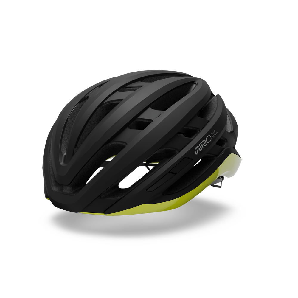 2026 GIRO Agilis Mips Unisex Road Cycling Helmet in Black/Hi Viz