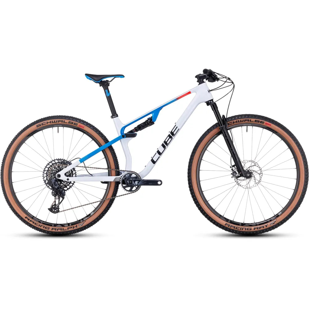 2023 Cube AMS ZERO99 C:68X SLX 29 Carbon Mountain Bike in Teamline