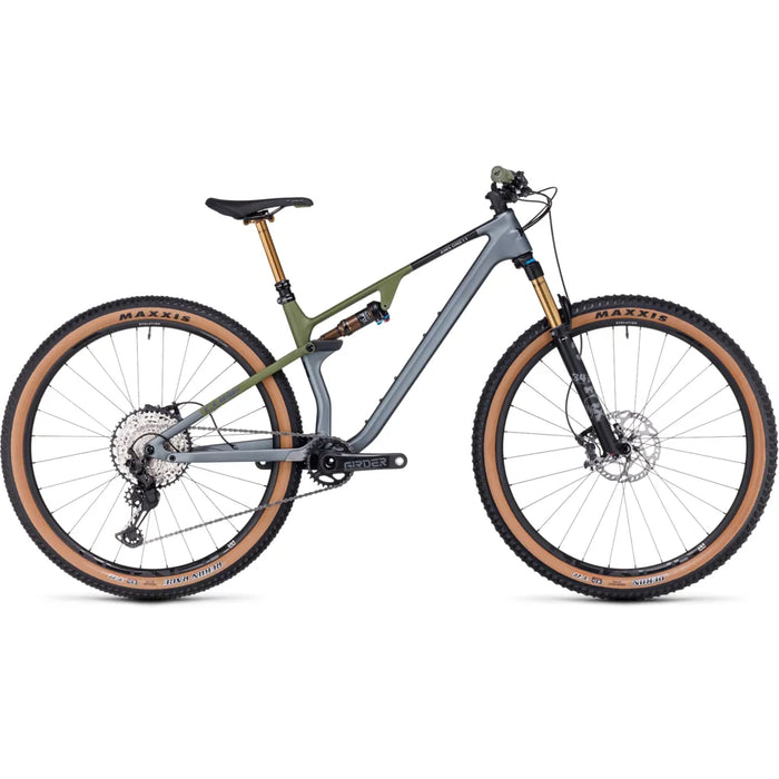 2023 Cube AMS ONE11 C:68X TM 29 Carbon Mountain Bike in Flashgrey