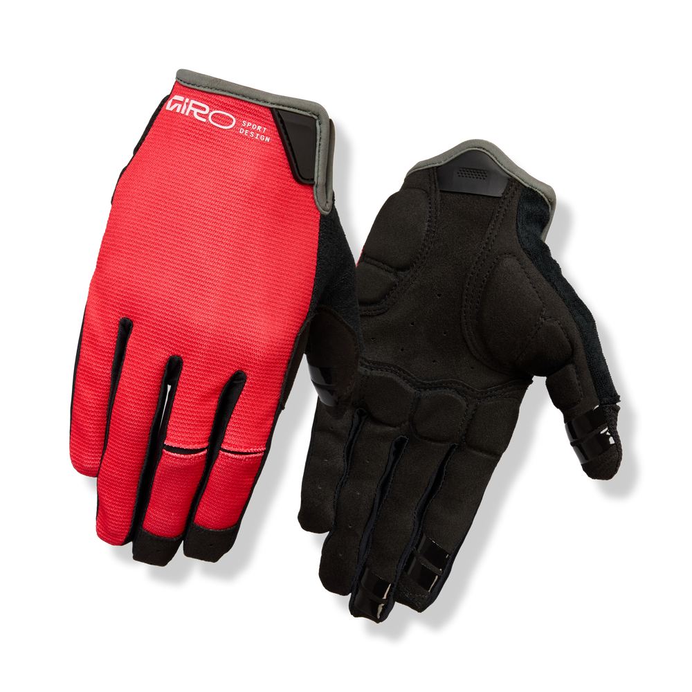 2026 GIRO DND Gel Men's Mountain Bike Gloves in Flame Red