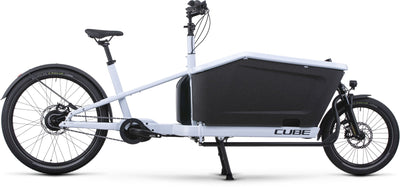 2026 Cube Cube Cargo Hybrid 500 Electric Hybrid Bikes In Flashwhite And Black