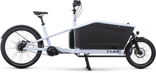 2026 Cube Cube Cargo Hybrid 500 Electric Hybrid Bikes In Flashwhite And Black