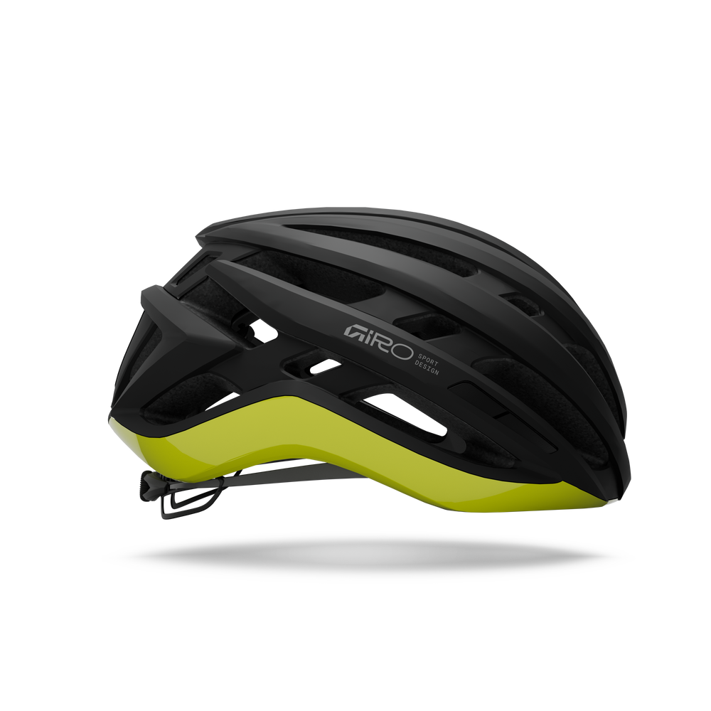 2026 GIRO Agilis Mips Unisex Road Cycling Helmet in Black/Hi Viz-image-3