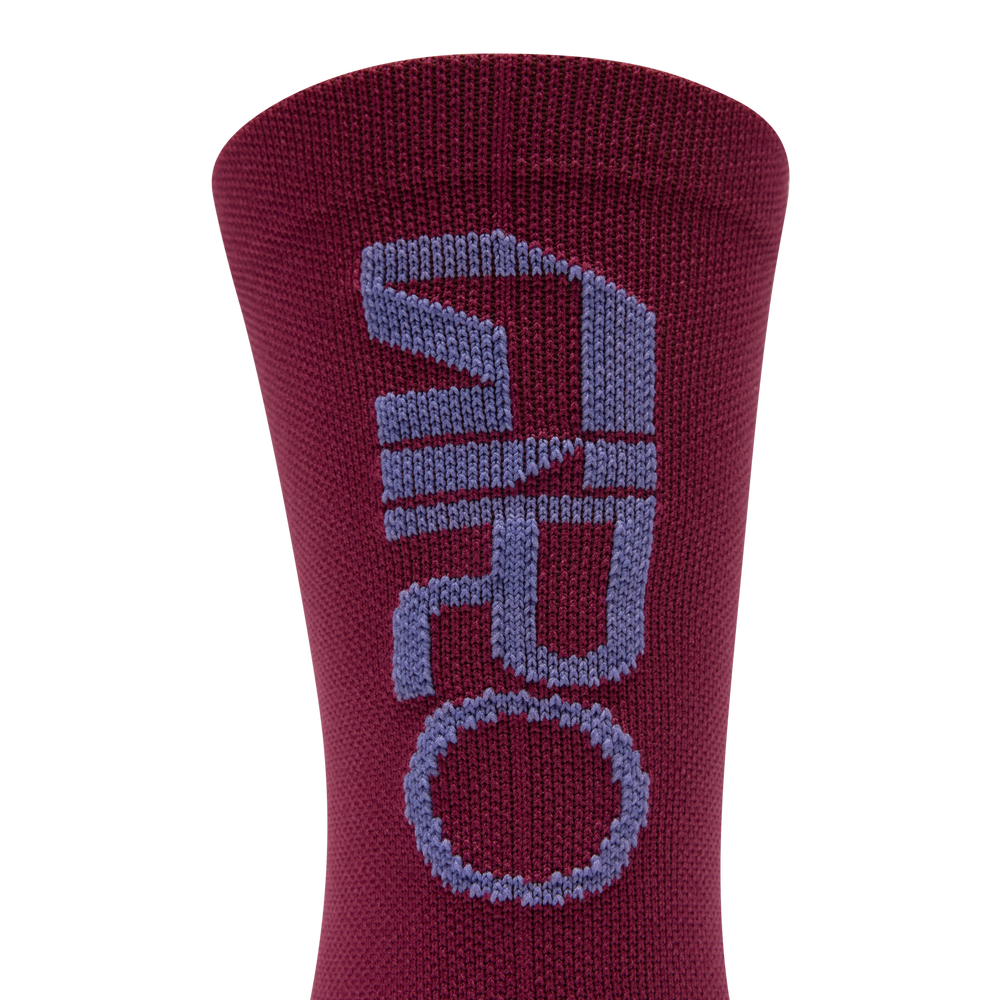 2026 GIRO Comp Racer High Rise Unisex Cycling Socks in Dark Maroon-image-4