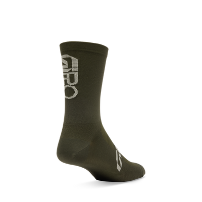 2026 GIRO Comp Racer High Rise Unisex Cycling Socks in Dark Sage