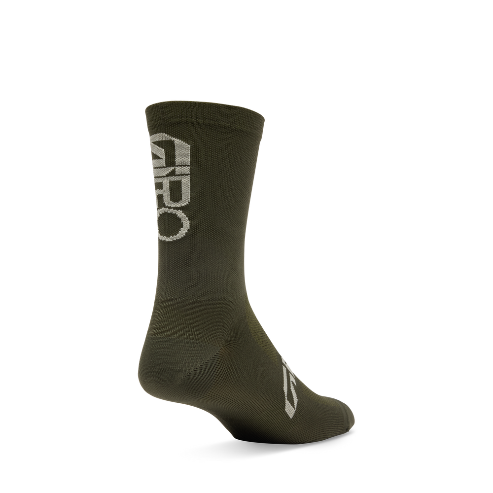 2026 GIRO Comp Racer High Rise Unisex Cycling Socks in Dark Sage
