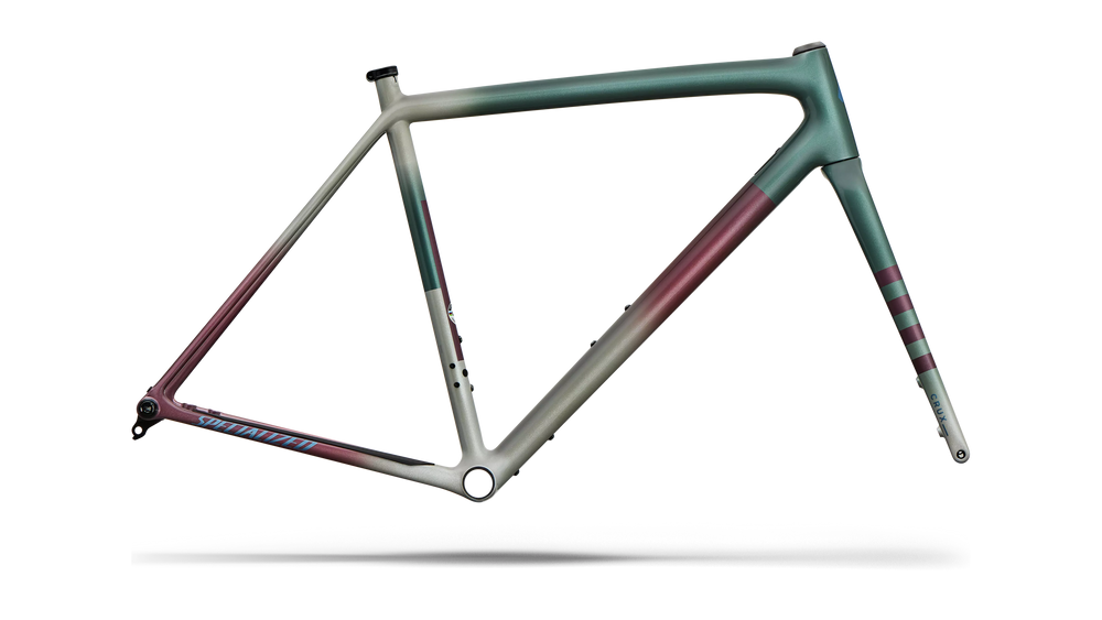 2026 Specialized Crux Frameset in Dolomite/fjord Metallic/quartz Metallic/glacial Metallic
