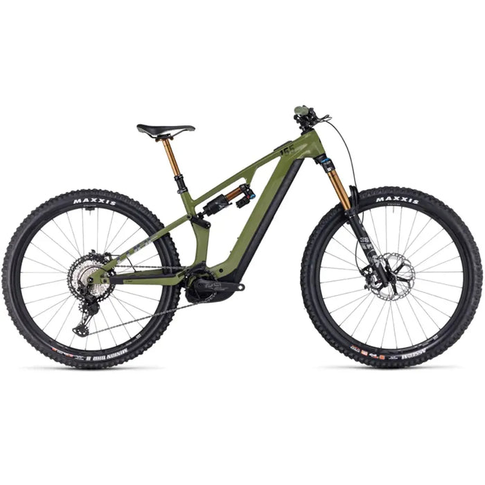 2024 Cube Stereo Hybrid ONE55 C:68X TM 750 E-MTB in Olive