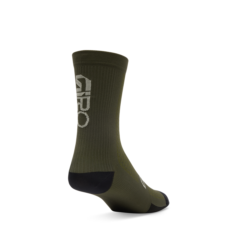 2026 GIRO HRC Team Unisex Cycling Socks in Dark Sage