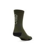 2026 GIRO HRC Team Unisex Cycling Socks in Dark Sage