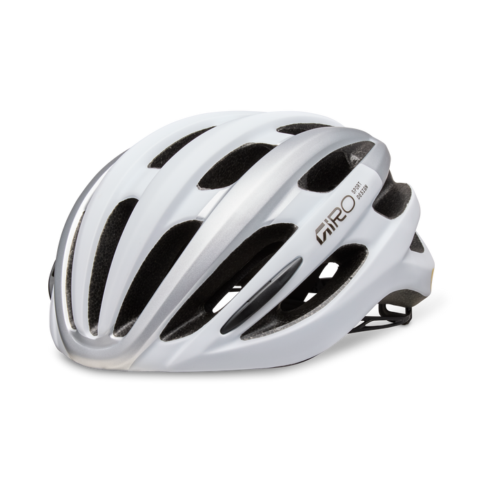2026 GIRO Foray Mips Unisex Road Cycling Helmet in White/Silver
