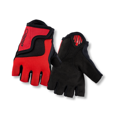 2026 GIRO Bravo Jr Men's Road Cycling Gloves in Flame Red