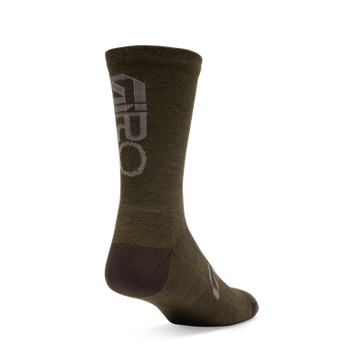 2026 GIRO Winter Merino Wool Unisex Cycling Socks in Dark Sage