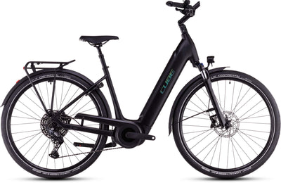 2026 Cube Cube Supreme Hybrid Pro 625 Easy Entry Electric Hybrid Bikes In Black And Spectral