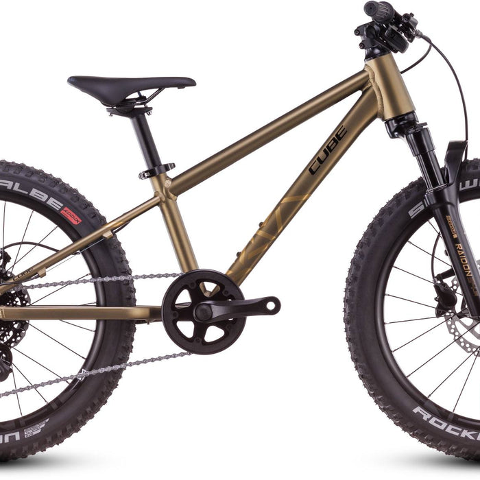 2026 Cube Cube Reaction 200 Tm Kids Bike In Goldenlime And Black