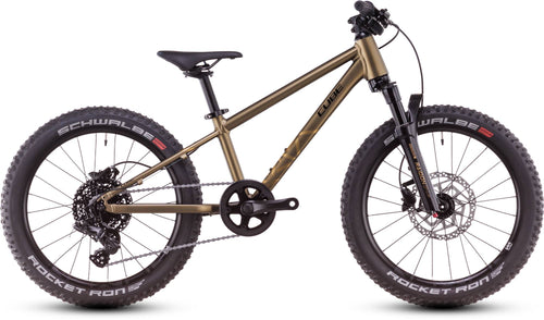 2026 Cube Cube Reaction 200 Tm Kids Bike In Goldenlime And Black