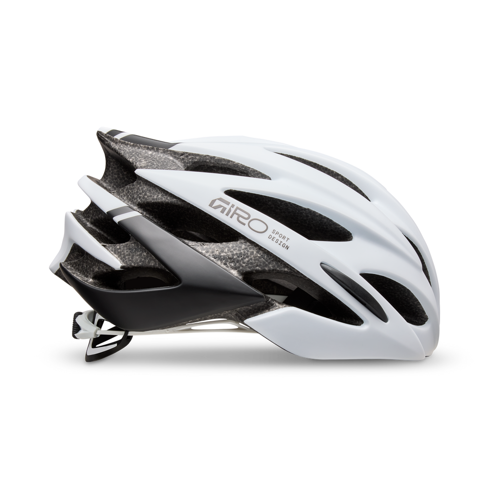 2026 GIRO Savant Unisex Road Cycling Helmet in White/Black-image-3