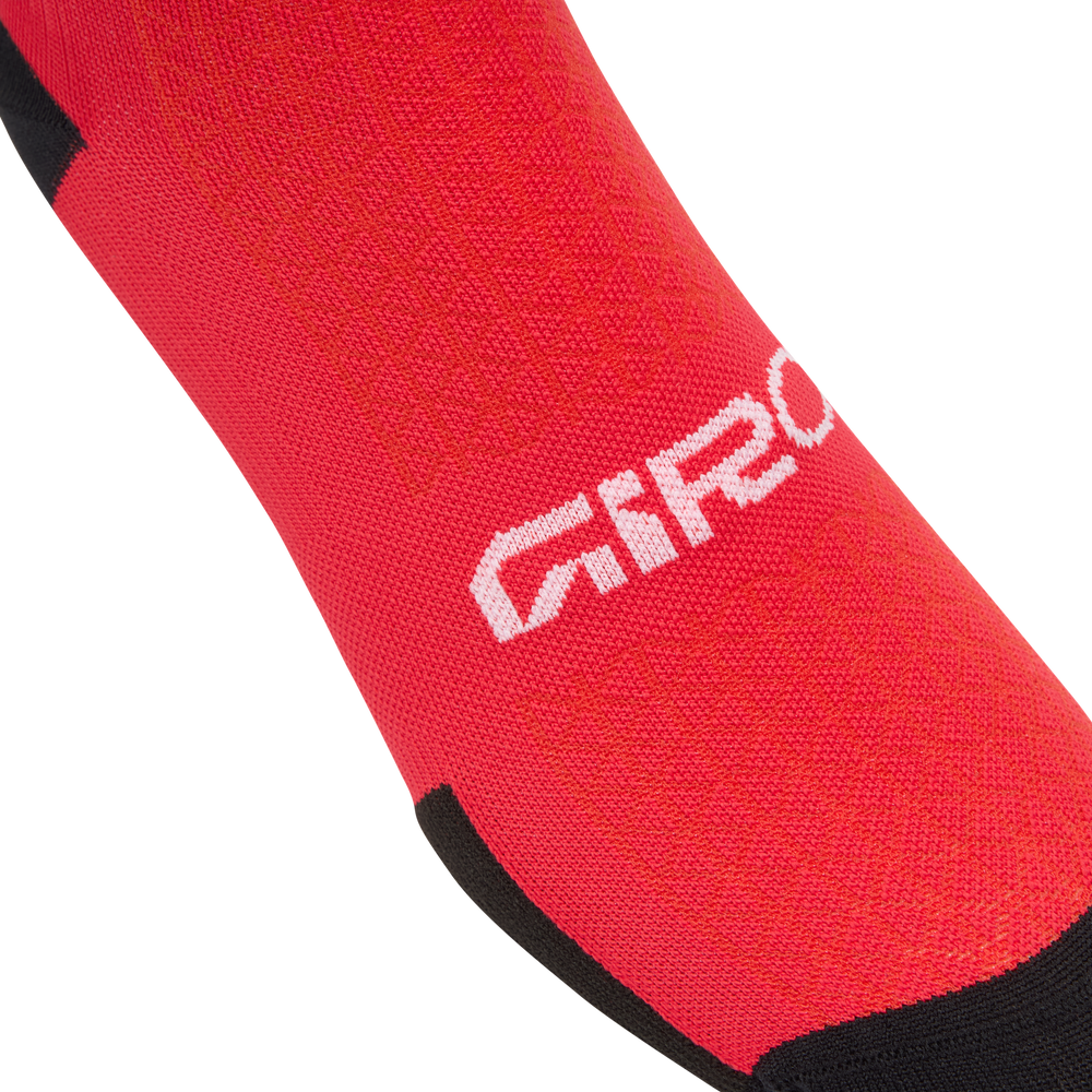 2026 GIRO HRC Team Unisex Cycling Socks in Flame Red-image-3