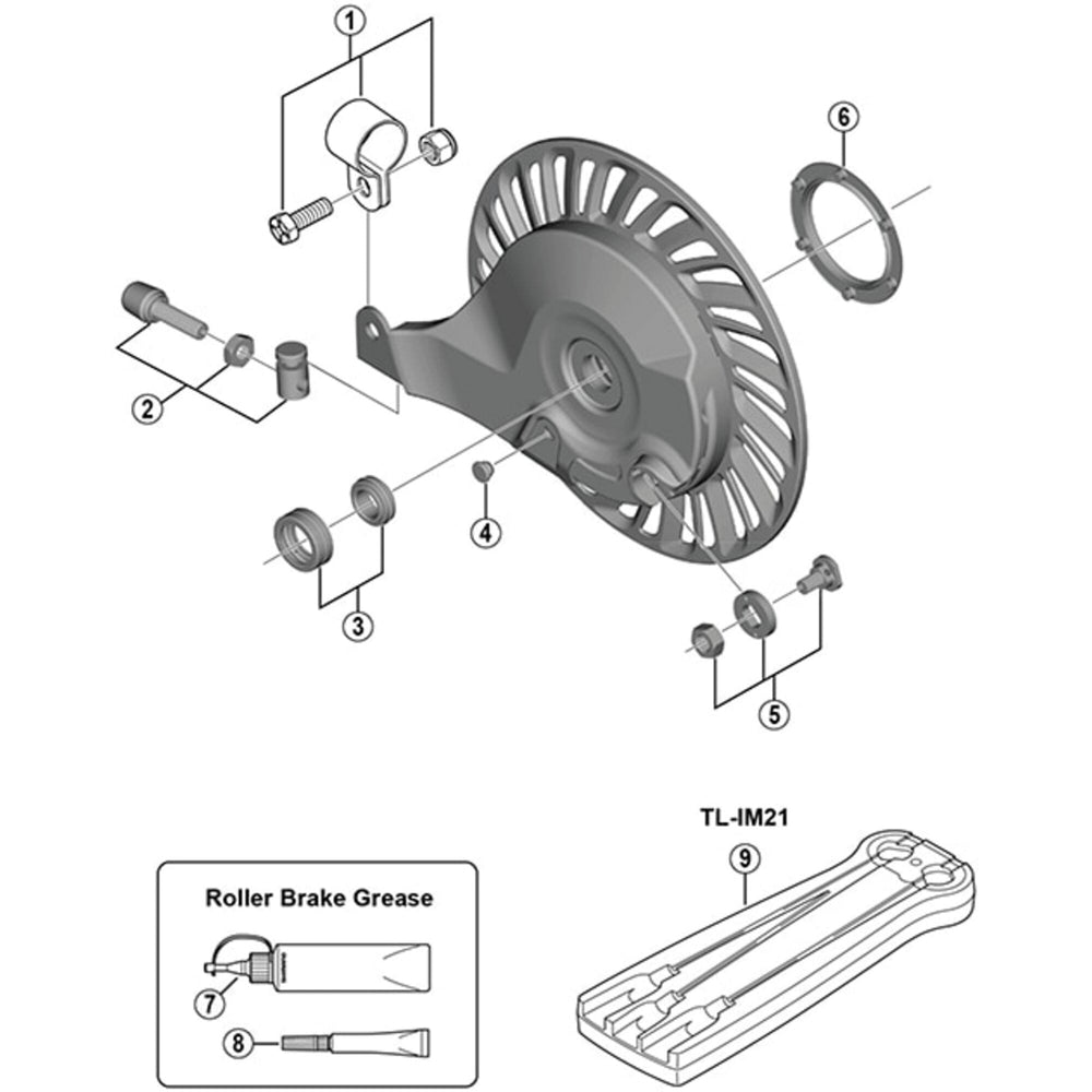 Shimano BR-IM45-R inner cable fixing bolt unit