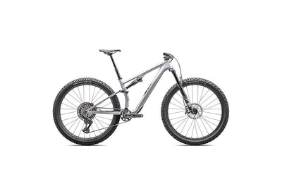 2026 Specialized Epic 8 EVO Expert Full Suspension Mountain Bike in Satin Silver Dust