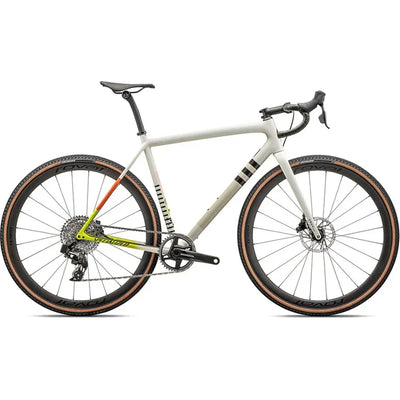 2024 Specialized Crux Pro Force eTap AXS Gravel Bike in Dune White
