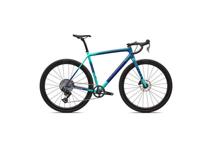 2026 Specialized Crux Expert - SRAM Rival XPLR AXS    Gravel Bike in Grey Blue