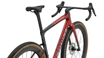 Specialized Crux 5 S-Level SRAM RED XPLR AXS Carbon Gravel Bike in Redwood Metallic/White | 2027