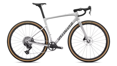Specialized Crux 5 Expert SRAM Force XPLR Carbon Gravel Bike in Shadow Silver/Obsidian Metallic | 2027