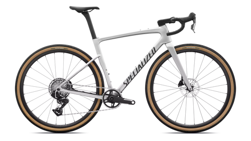 Specialized Crux 5 Expert SRAM Force XPLR Carbon Gravel Bike in Shadow Silver/Obsidian Metallic | 2027