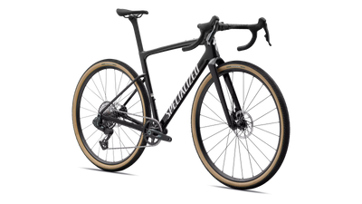Specialized Crux 5 Comp SRAM Rival XPLR AXS Carbon Gravel Bike in Obsidian Metallic/Dune White | 2027