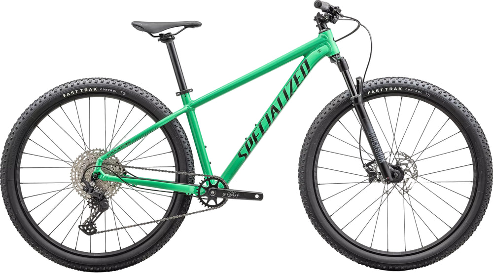 Specialized Rockhopper Expert Hardtail Mountain Bike in Electric & Gloss Green
