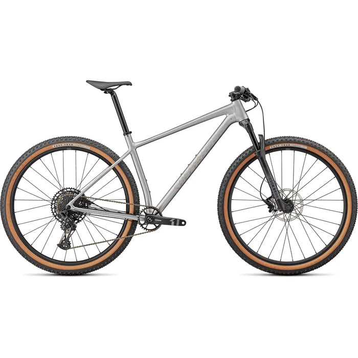 Specialized Chisel Comp Hardtail Mountain Bike in Satin Silver