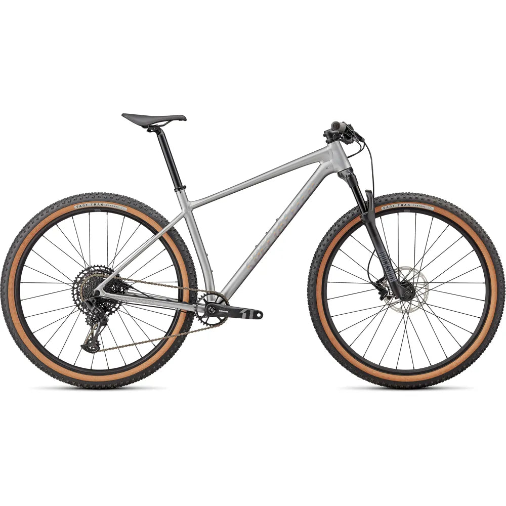 Specialized Chisel Comp Hardtail Mountain Bike in Satin Silver