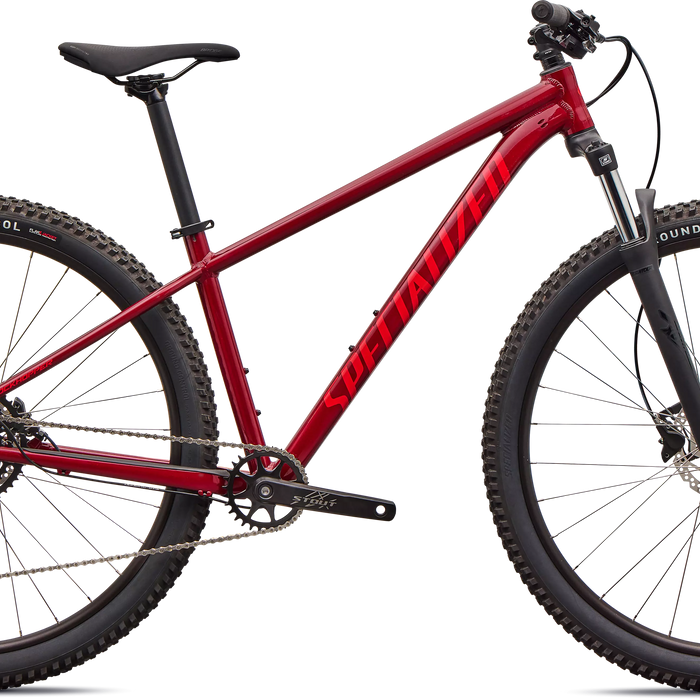 2026 Specialized Rockhopper Sport Hardtail Mountain Bike in Gloss Maroon