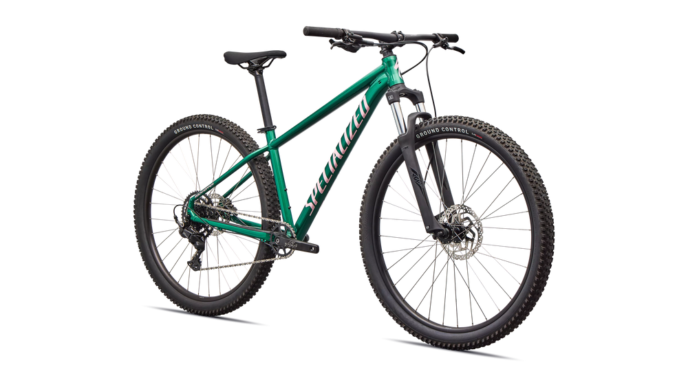 2026 Specialized Rockhopper Sport Hardtail Mountain Bike in Gloss Pine Green
