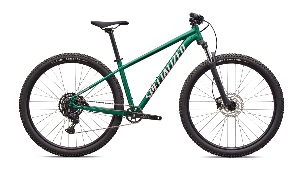 2026 Specialized Rockhopper Sport Hardtail Mountain Bike in Gloss Pine Green