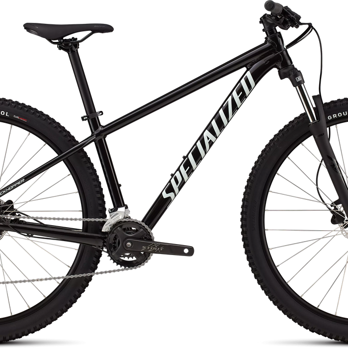 2026 Specialized Rockhopper Hardtail Mountain Bike in Gloss Obsidian