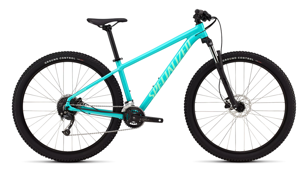 2026 Specialized Rockhopper Hardtail Mountain Bike in Lagoon Blue