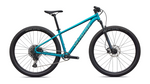 Side view, drive side, Specialized Rockhopper Comp in Gloss Teal Tint / Agave Grey