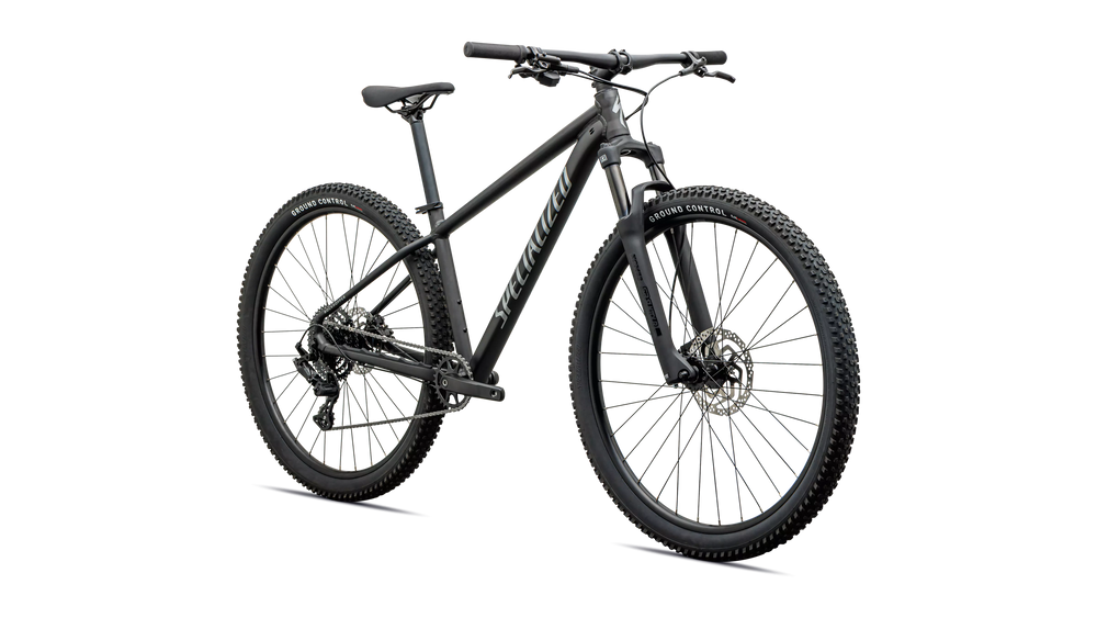 Specialized Rockhopper Sport Hardtail Mountain Bike in Satin Metallic Obsidian | 2027